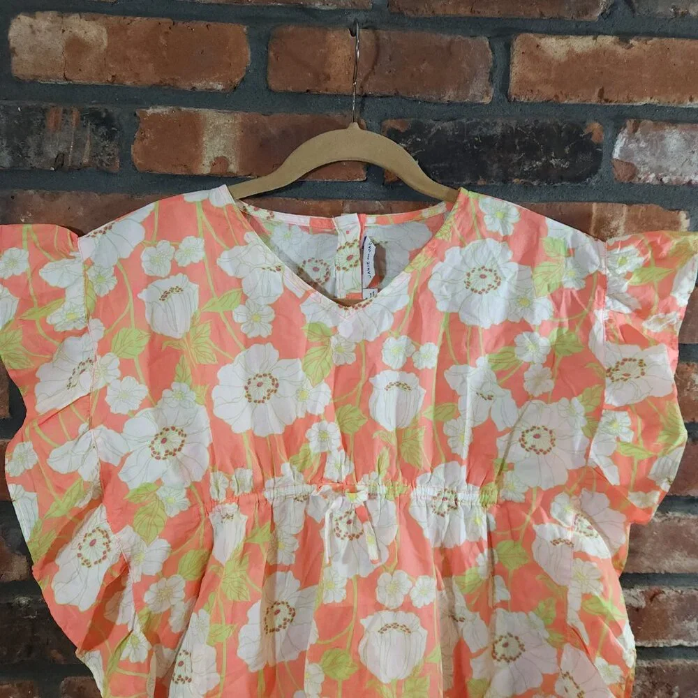 Janie and Jack The Floral Frills Swim Cover-up Beach Summer Vacation Girls' 6